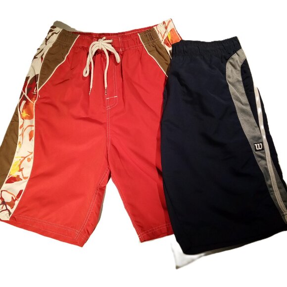 Men's Swim TrunksBoard ShortsMedium2 pairNWTBUM Surf WearWILSON NWT